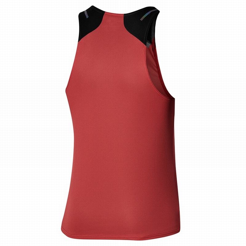 Mizuno Dryaeroflow Tank Tank Top Herre Rød Sort | Danmark M8462ZL