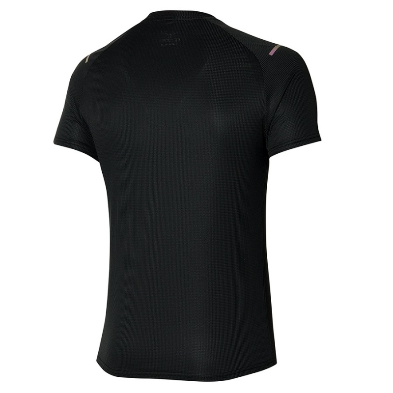 Mizuno Dryaeroflow Tee T Shirts Herre Sort | Danmark M5217BG