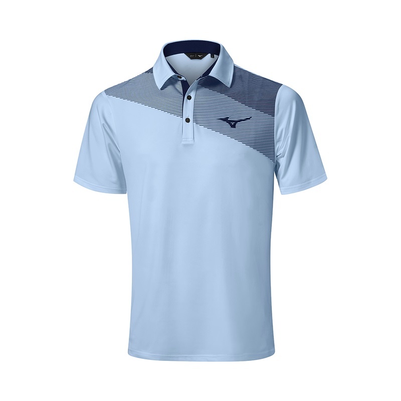 Mizuno Elite Fade Polo Herre Blå | Danmark M6470WI