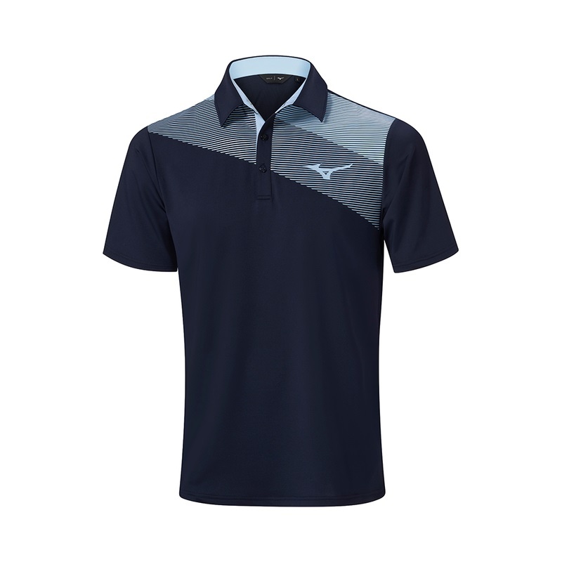 Mizuno Elite Fade Polo Herre Mørkeblå | Danmark M8275YW