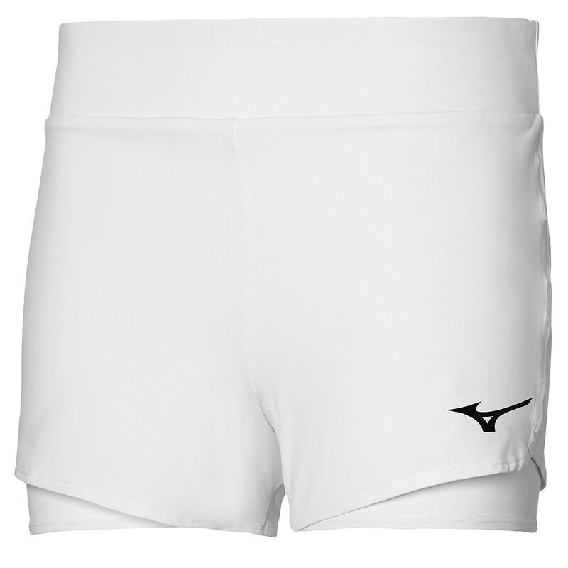 Mizuno Flex Shorts Dame Hvide | Danmark M1028GC