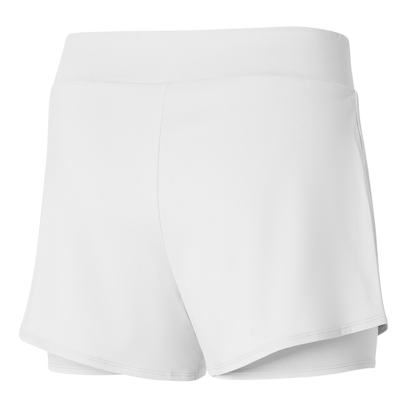 Mizuno Flex Shorts Dame Hvide | Danmark M2589PU