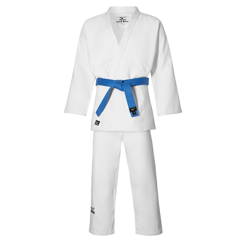 Mizuno Keiko 2 Ju-jitsu Gis Herre Hvide | Danmark M7056TQ