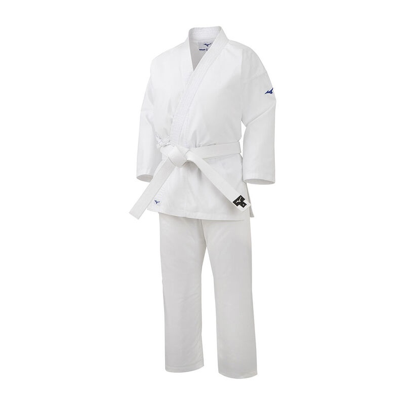 Mizuno Kiai Karategi With Belt Karategis Dame Hvide | Danmark M9708SJ