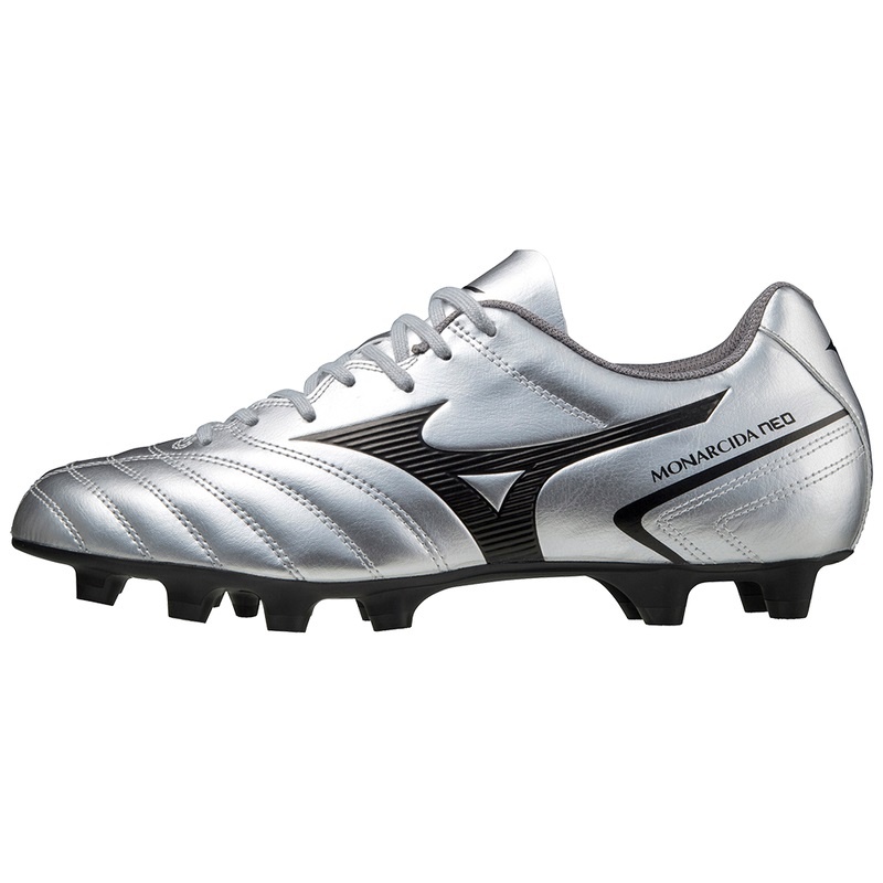 Mizuno Monarcida II Select Fodboldstøvler Dame Sølv Sort | Danmark M8306RF