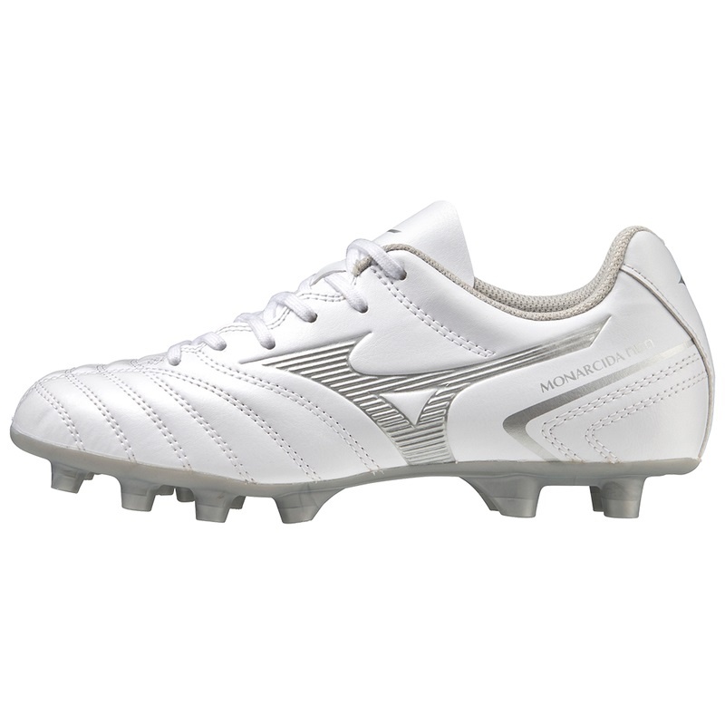 Mizuno Monarcida Neo II Select Jr Fodboldstøvler Herre Hvide | Danmark M1362QD