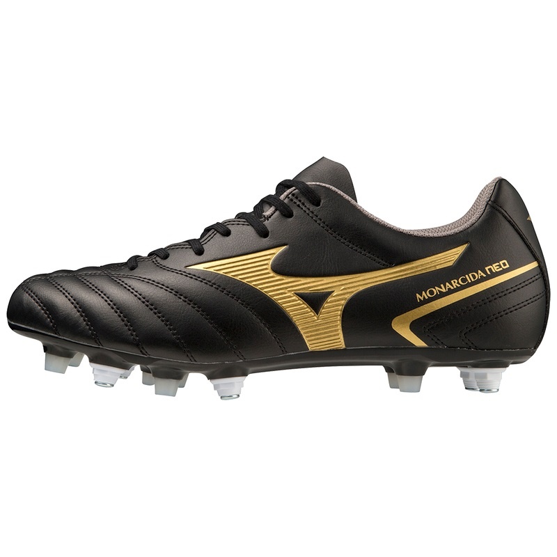 Mizuno Monarcida Neo II Select Mix Fodboldstøvler Herre Sort Guld | Danmark M2039MJ