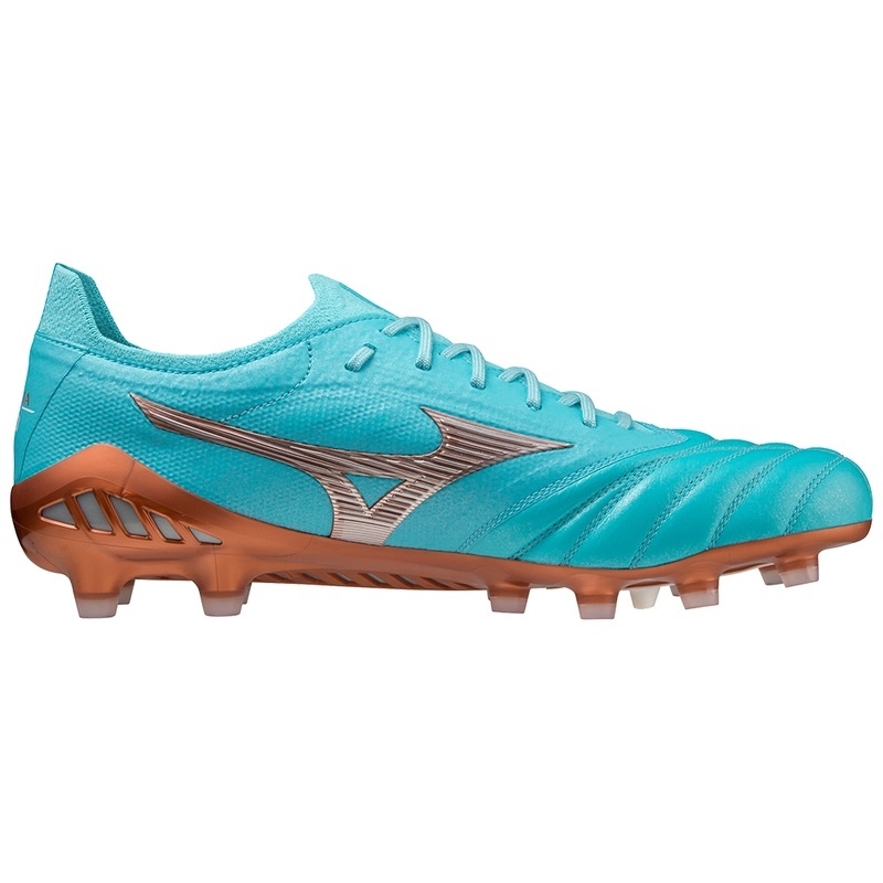 Mizuno Morelia Neo III Beta Japan Fodboldstøvler Dame Blå Guld | Danmark M9502EG