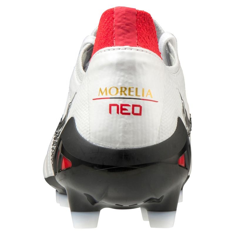 Mizuno Morelia Neo III Beta Japan Fodboldstøvler Dame Hvide Sort | Danmark M5842OC