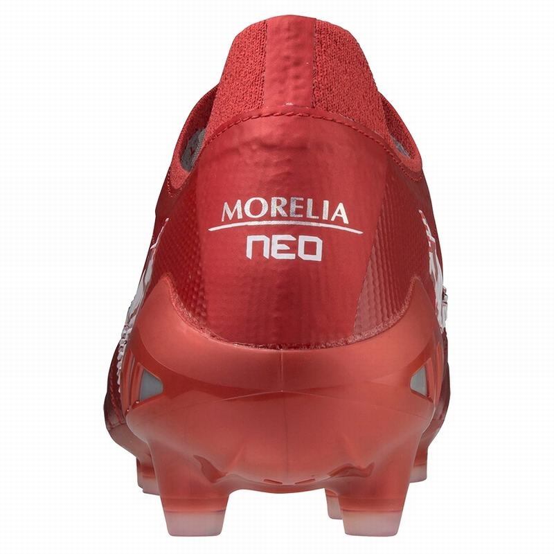 Mizuno Morelia Neo III Beta Japan Fodboldstøvler Dame Rød | Danmark M4825VF