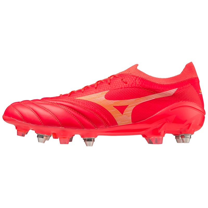 Mizuno Morelia Neo IV Beta Fodboldstøvler Dame Koral | Danmark M0946PR