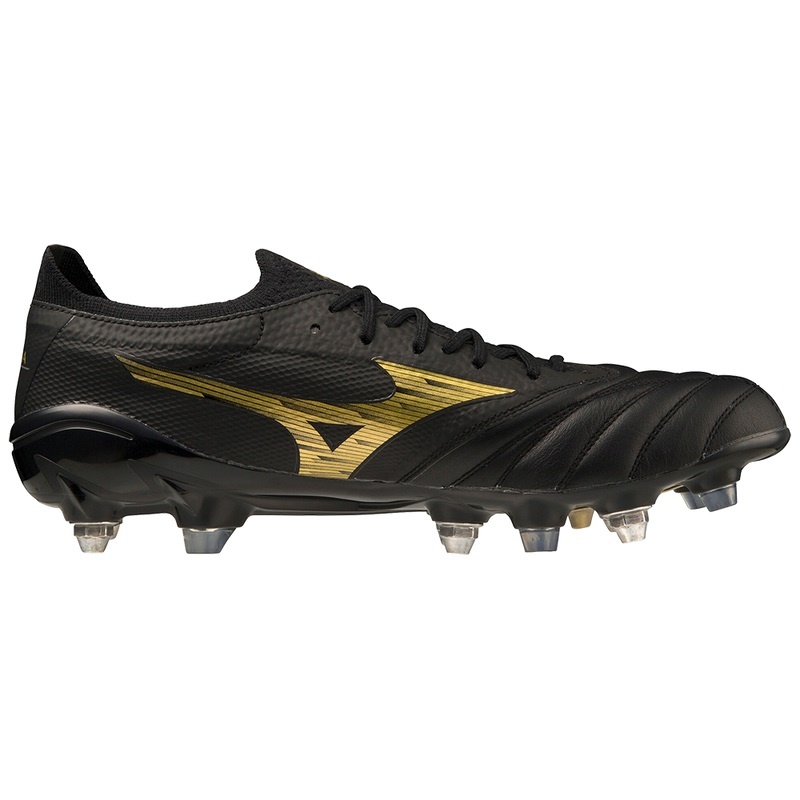 Mizuno Morelia Neo IV Beta Fodboldstøvler Dame Sort Guld Sort | Danmark M6047UB