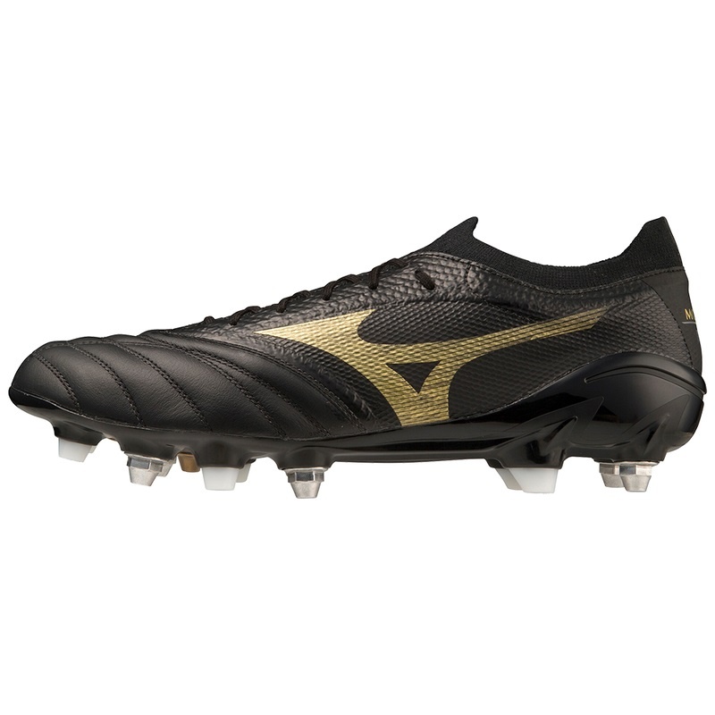 Mizuno Morelia Neo IV Beta Fodboldstøvler Dame Sort Guld Sort | Danmark M6047UB