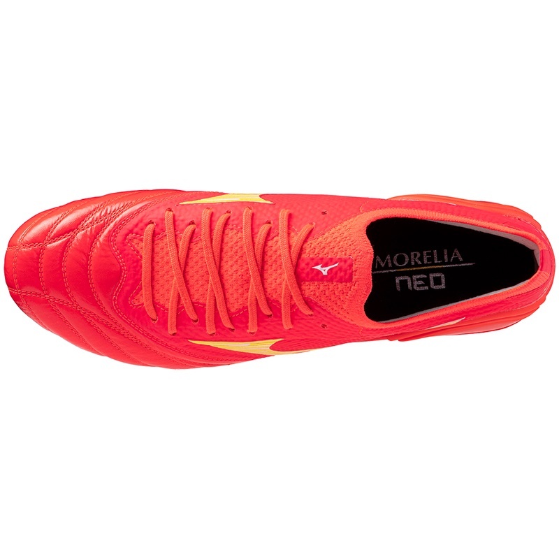 Mizuno Morelia Neo IV Beta Fodboldstøvler Dame Koral | Danmark M0417QW