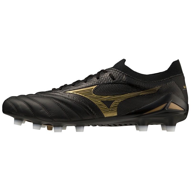 Mizuno Morelia Neo IV Beta Japan Fodboldstøvler Dame Sort Guld Sort | Danmark M3782UF