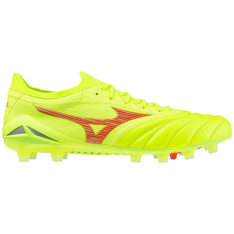 Mizuno Morelia Neo IV Beta Japan Fodboldstøvler Dame Gul Koral | Danmark M9201JW