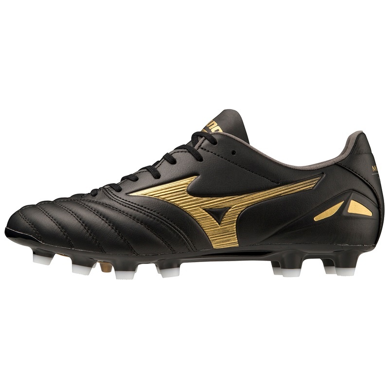 Mizuno Morelia Neo IV Pro Fodboldstøvler Dame Sort Guld Sort | Danmark M2896UN