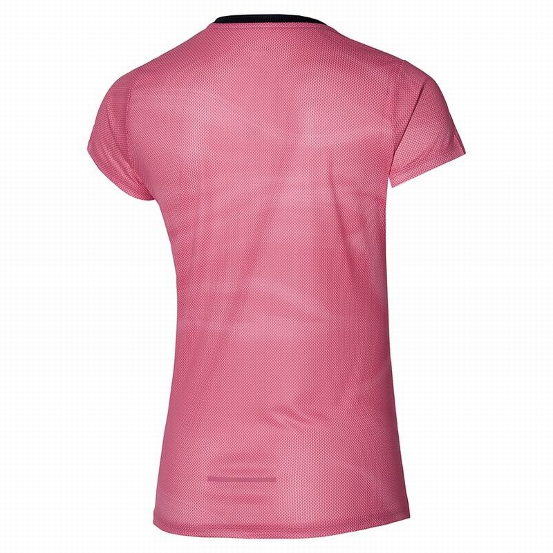 Mizuno Premium Aero Tee T Shirts Dame Lyserød | Danmark M7405MS