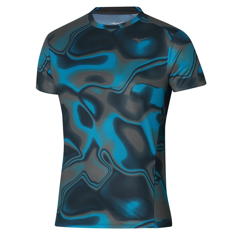 Mizuno Premium Aero Tee T Shirts Herre Sort | Danmark M0971TG