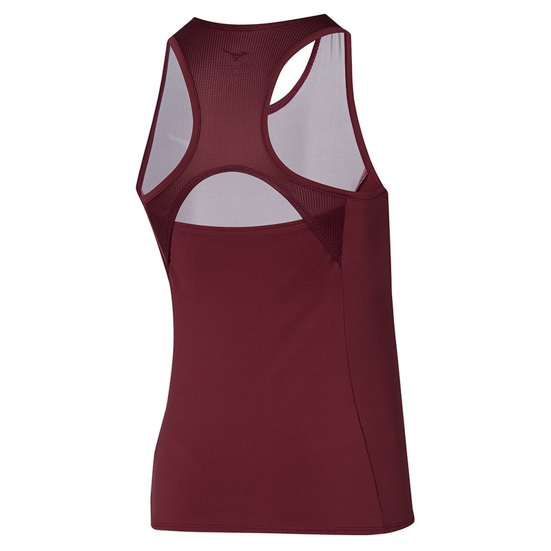 Mizuno Printed Tank Tank Top Dame Mørkerød | Danmark M3709HS