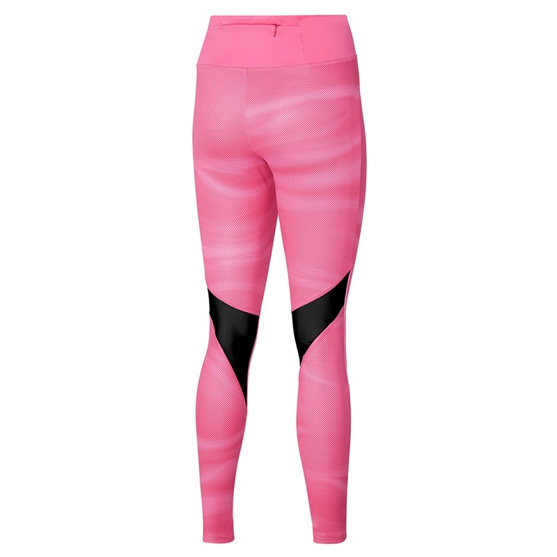 Mizuno Printed Tights Dame Lyserød | Danmark M1487UK