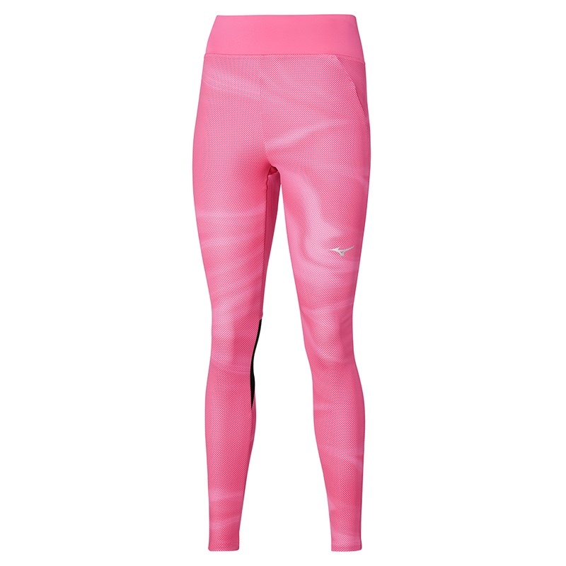 Mizuno Printed Tights Dame Lyserød | Danmark M1487UK