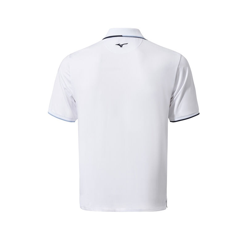 Mizuno QD Comp Plus Polo Herre Hvide | Danmark M8013UY