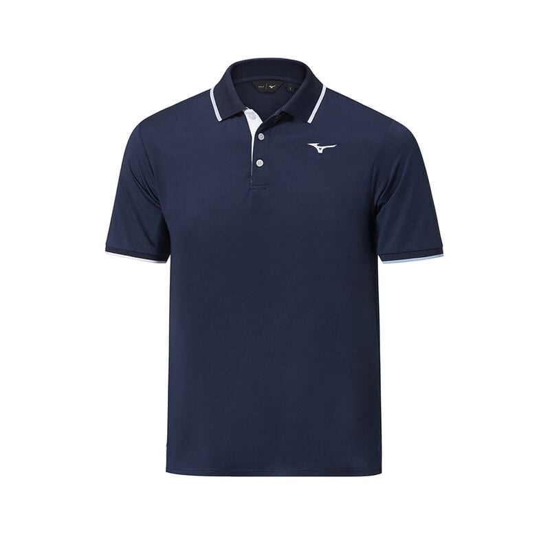 Mizuno QD Comp Plus Polo Herre Mørkeblå | Danmark M8064GX