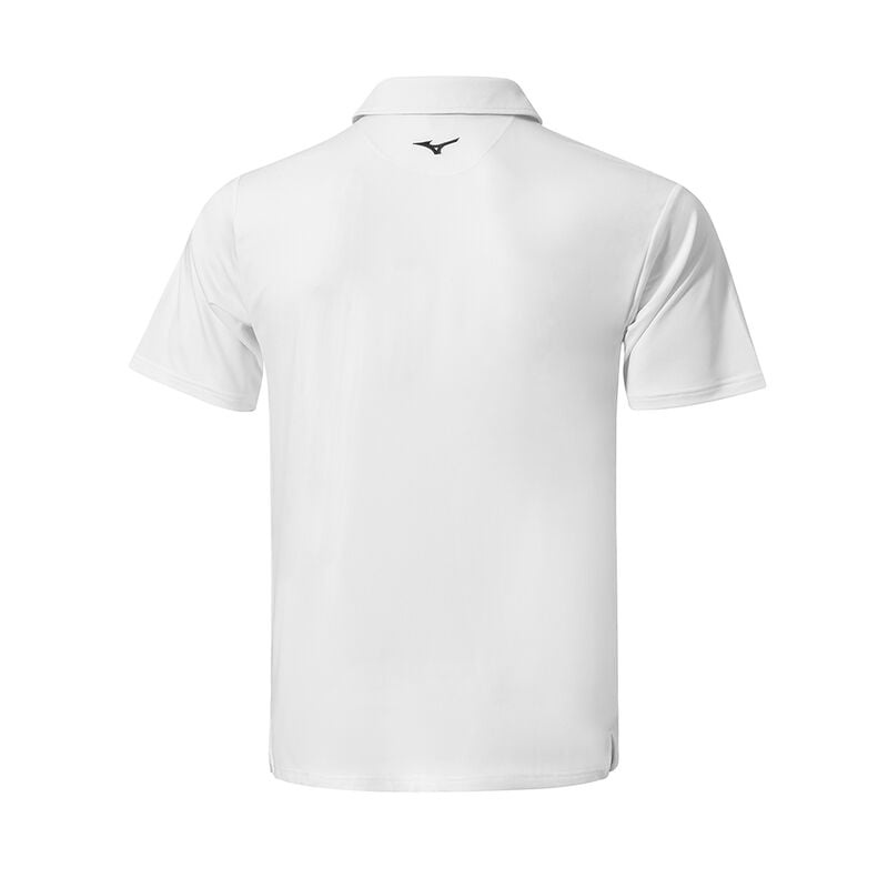 Mizuno QD Elite Stripe Polo Herre Hvide | Danmark M1245GI