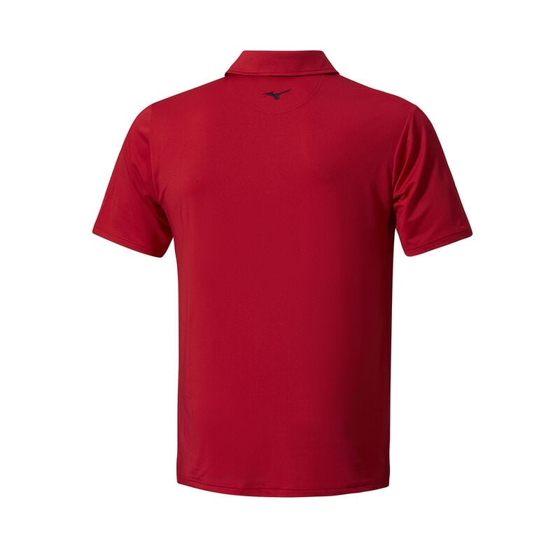 Mizuno QD Elite Stripe Polo Herre Rød | Danmark M7346LD