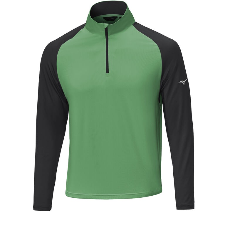 Mizuno Quick Dry Breeze 1/4 Zip Toppe Herre Mintgrønne | Danmark M4736VY