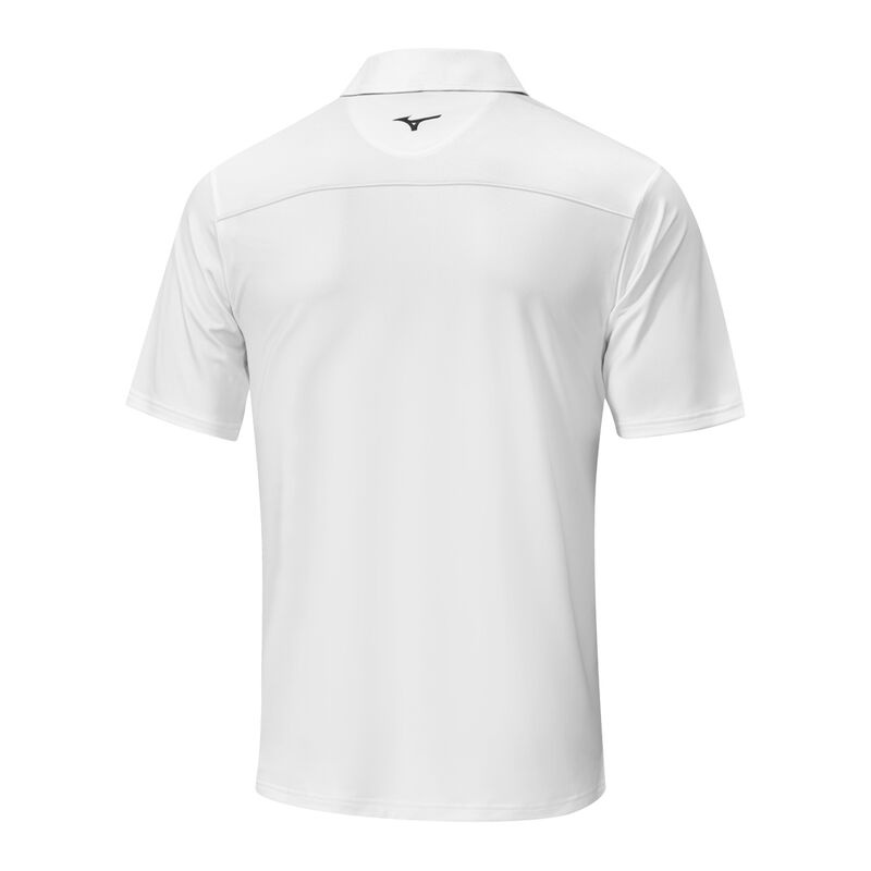 Mizuno Quick Dry Citizen Polo Herre Hvide | Danmark M4263BY