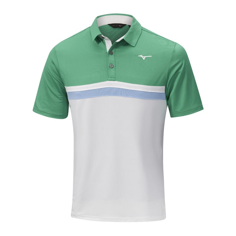 Mizuno Quick Dry Horizon Polo Herre Mintgrønne | Danmark M0864QD