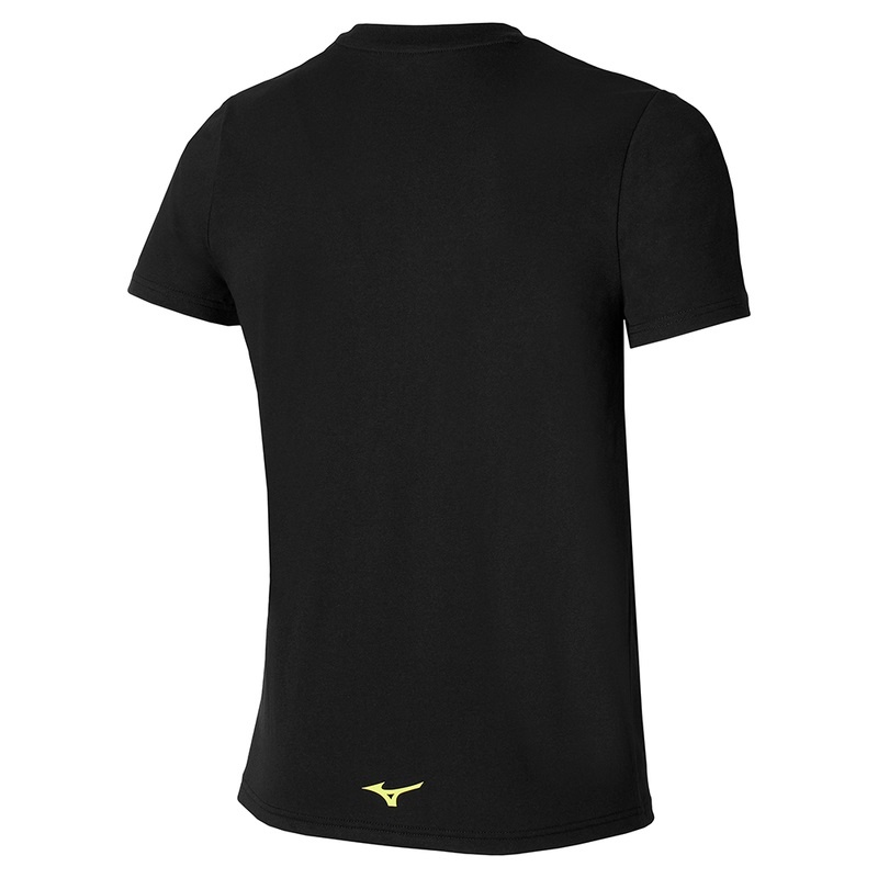 Mizuno Release Grafisk Tee T Shirts Herre Sort | Danmark M0269LU