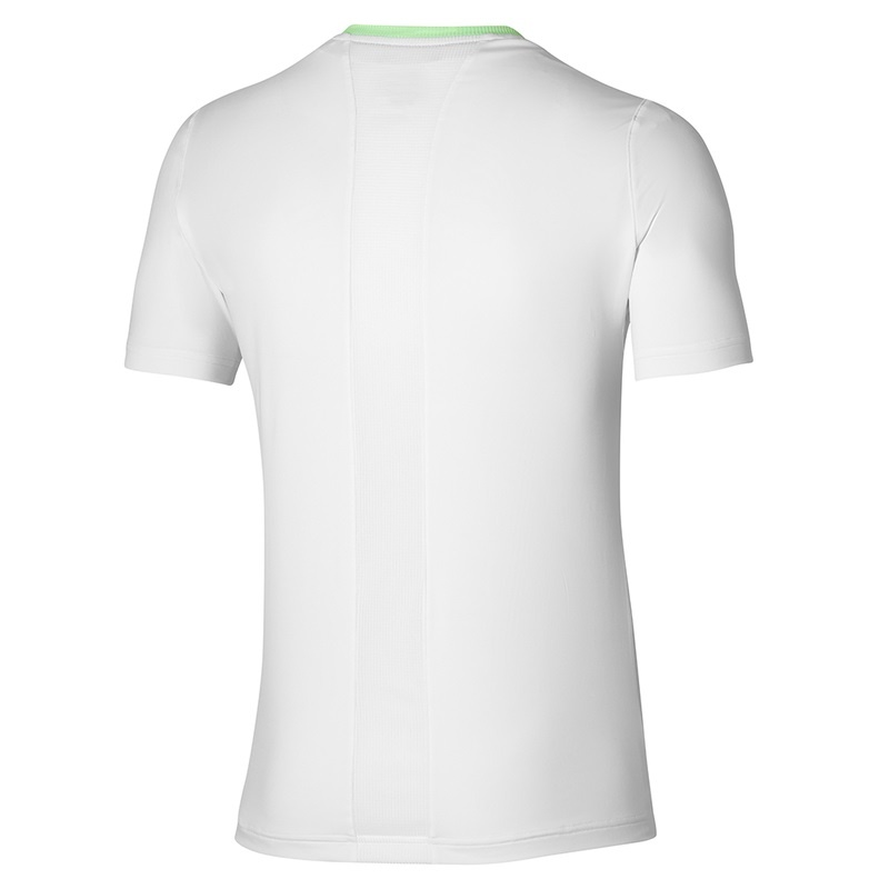 Mizuno Release Shadow Grafisk Tee T Shirts Herre Hvide | Danmark M2419HF