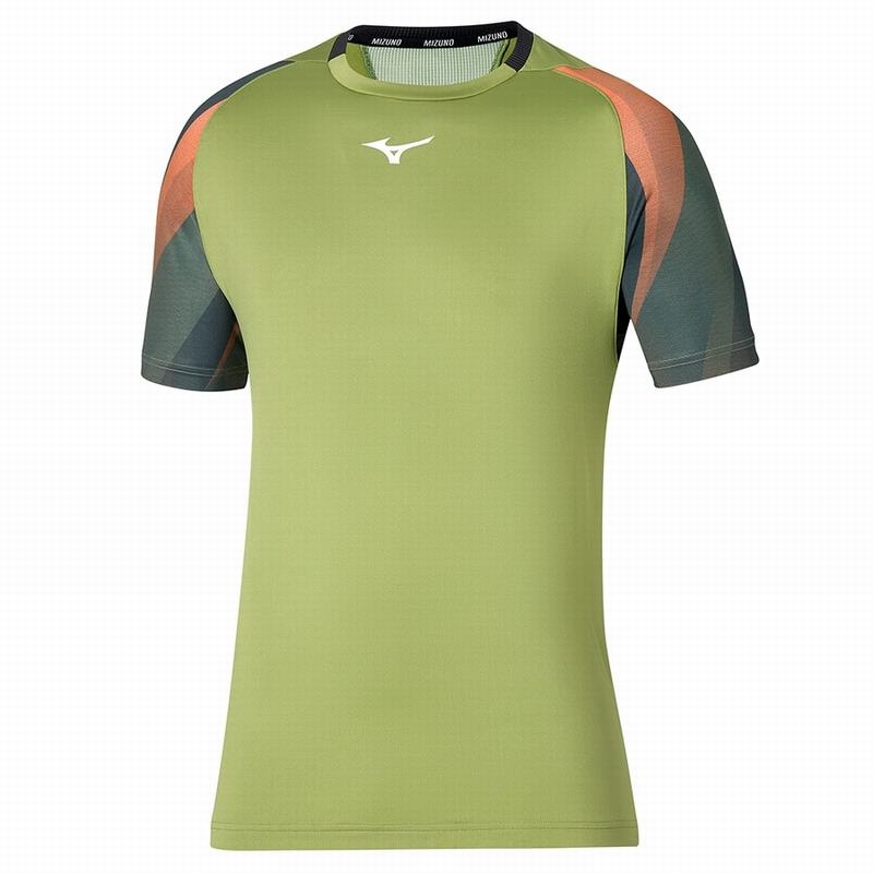 Mizuno Release Shadow Tee T Shirts Herre Grøn | Danmark M7920ZV