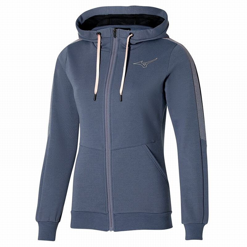 Mizuno Release Sweat Jakker Dame Blå | Danmark M8160CG