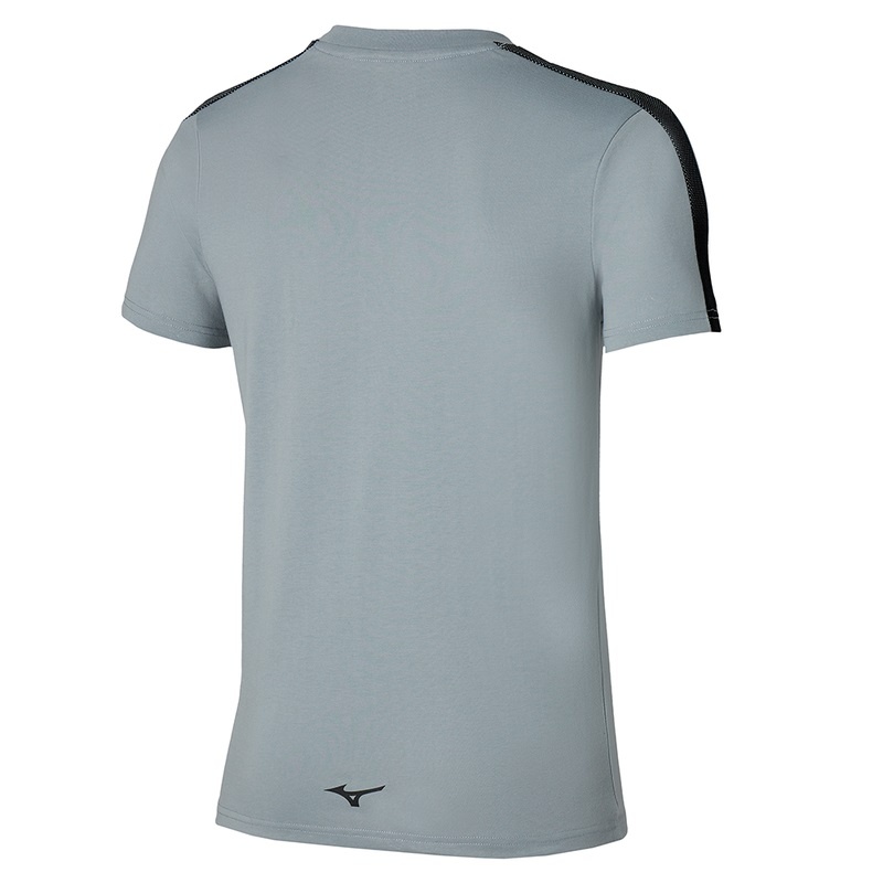 Mizuno Release Tape Tee T Shirts Herre Grå | Danmark M8712OA