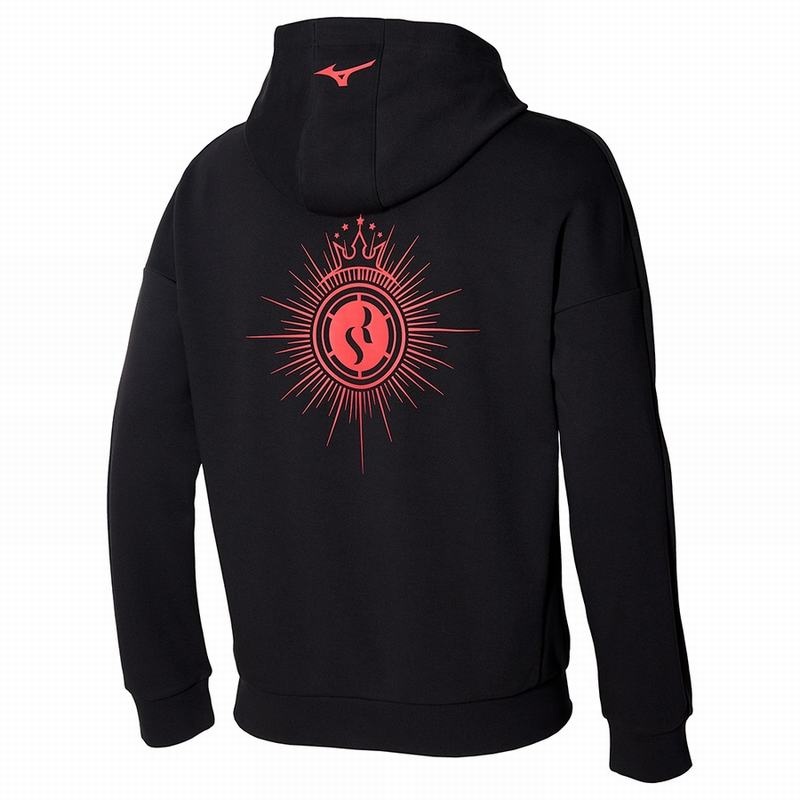 Mizuno Sergio Ramos Sweat Hoody Toppe Dame Sort | Danmark M4913TJ