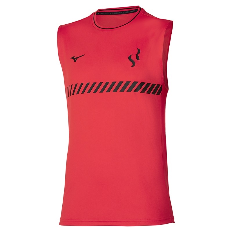 Mizuno Sergio Ramos Trænings Tank Tank Top Dame Rød | Danmark M5672YQ