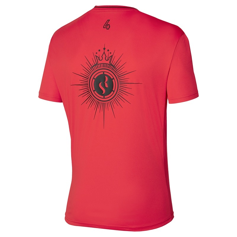 Mizuno Sergio Ramos Trænings Tee T Shirts Dame Rød | Danmark M5731SH