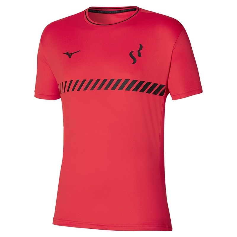 Mizuno Sergio Ramos Trænings Tee T Shirts Dame Rød | Danmark M5731SH