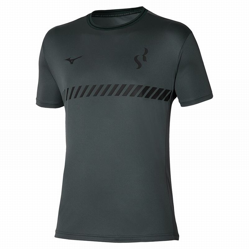 Mizuno Sergio Ramos Trænings Tee T Shirts Dame Grå | Danmark M9084DI