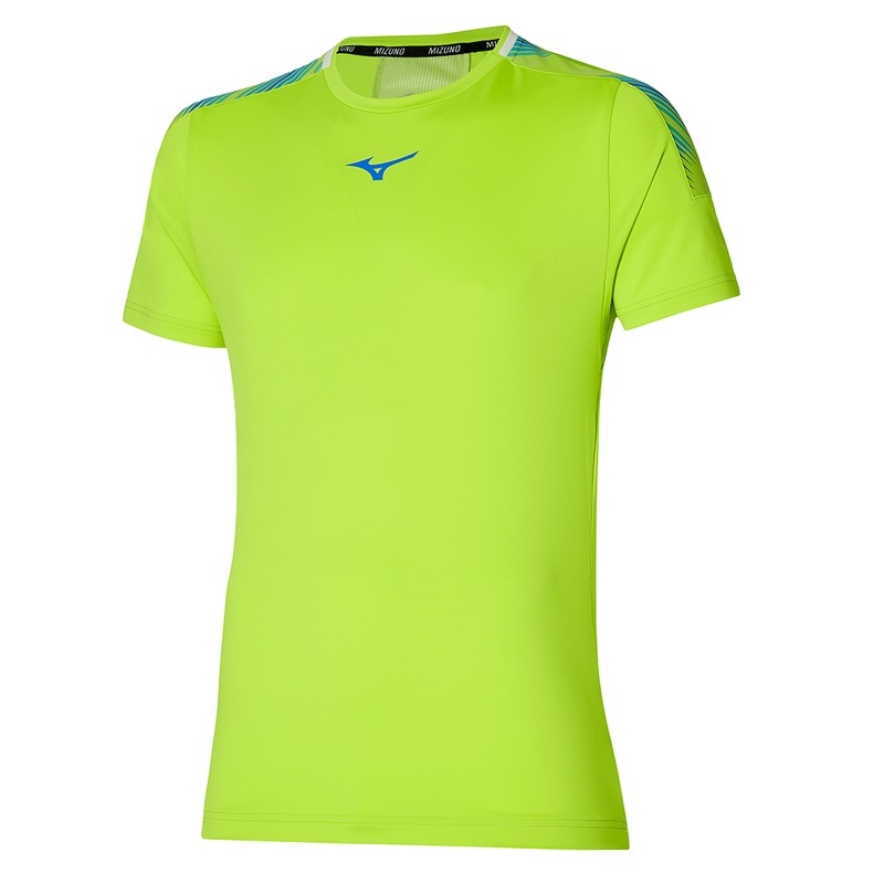 Mizuno Shadow Tee T Shirts Herre Lysegrøn | Danmark M8690XQ