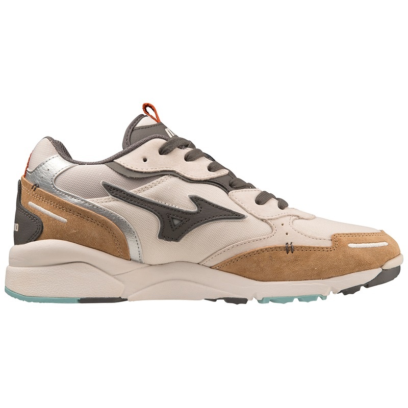 Mizuno Sky Medal Beta Sneakers Dame Hvide Brune | Danmark M2617PB