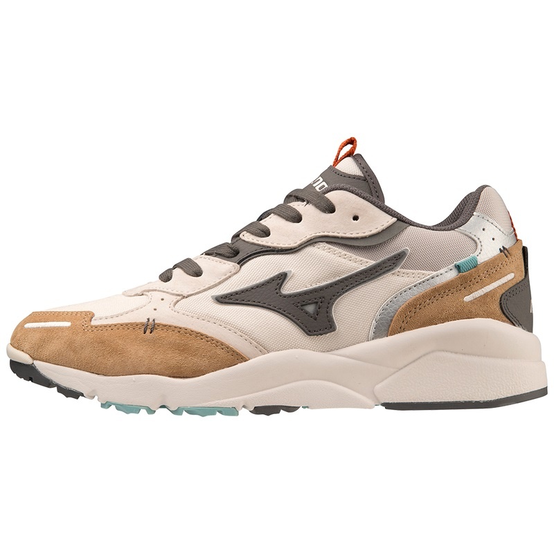 Mizuno Sky Medal Beta Sneakers Dame Hvide Brune | Danmark M2617PB