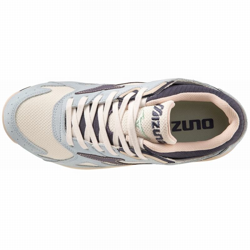 Mizuno Sky Medal S Sneakers Dame Beige Blå | Danmark M8174GP