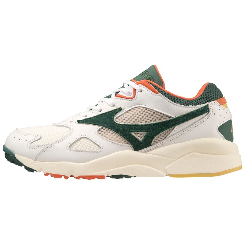 Mizuno Sky Medal Sneakers Herre Hvide Grøn Orange | Danmark M8132BE