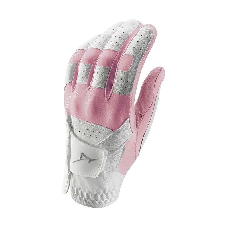 Mizuno Stretch Glove Ladies Left Hand Handsker Dame Hvide Lyserød | Danmark M6430VS