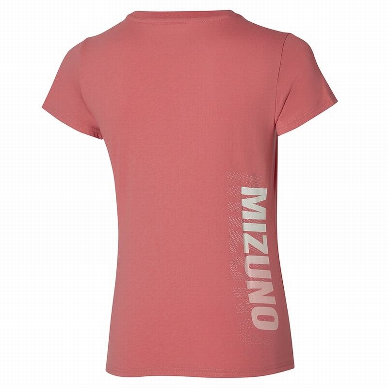 Mizuno Tee T Shirts Dame Koral | Danmark M2548LN